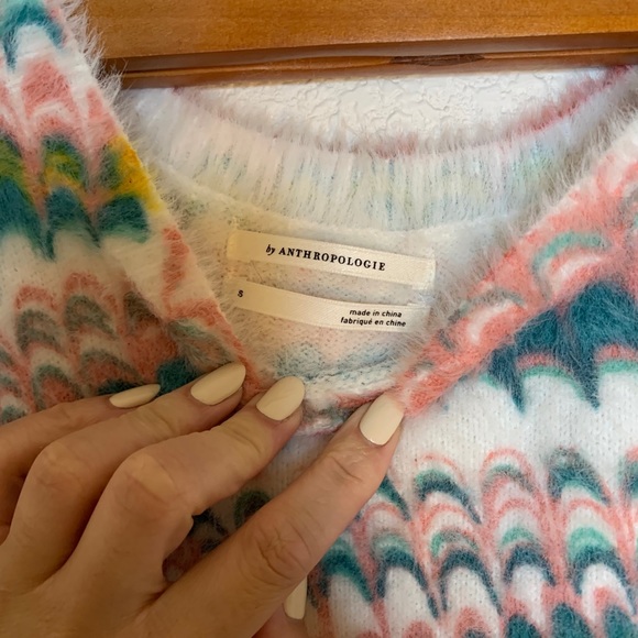 Anthropologie Funky Short Sleeve Sweater (S) - Picture 8 of 9